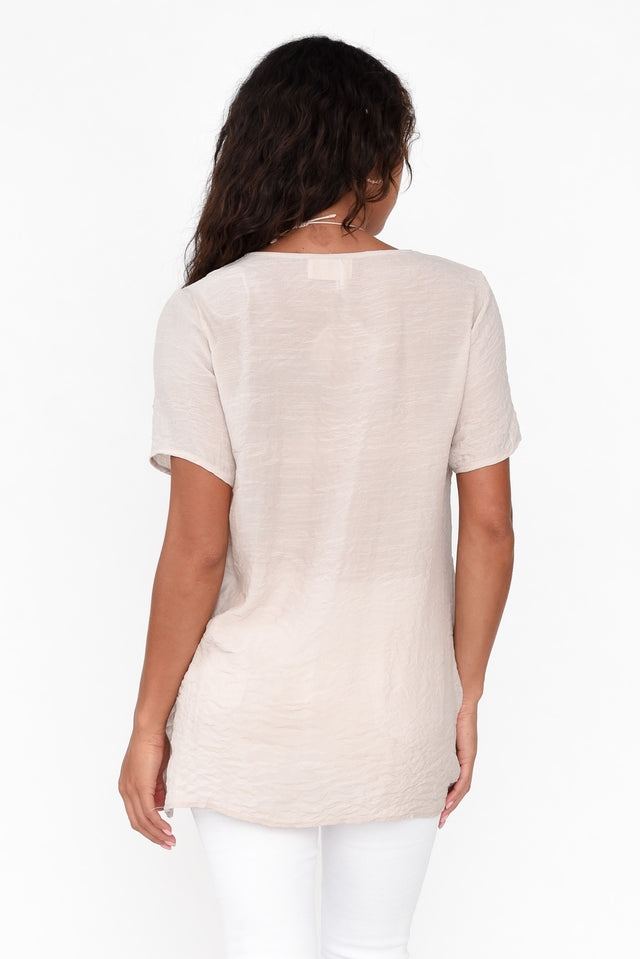 Alvina Natural Layered Tunic Top