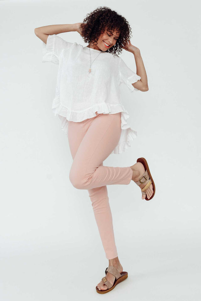 Reed Pink Stretch Cotton Pants