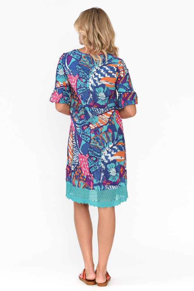 Cayman Blue Paradise Cotton Tunic Dress