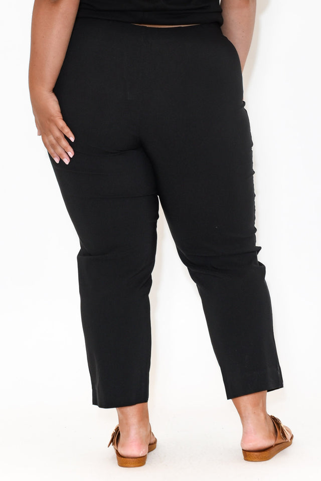 Cody Black Straight Leg Stretch Pants