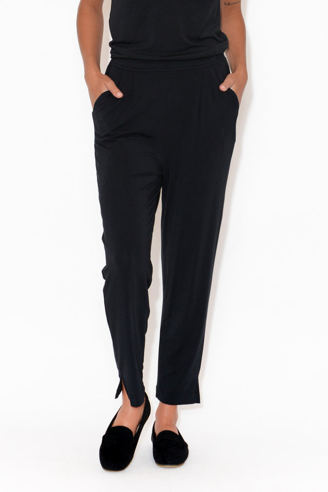 Dana Black Micro Modal Pants