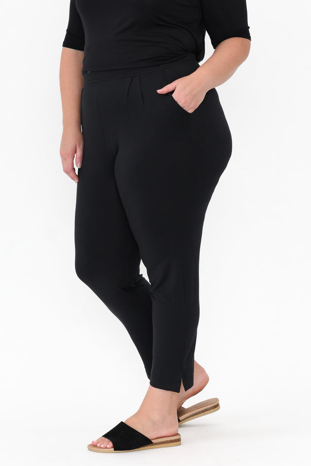 Dana Black Micro Modal Pants