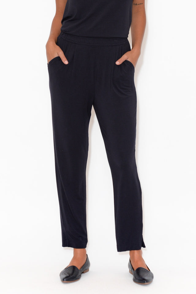 Dana Navy Micro Modal Pants