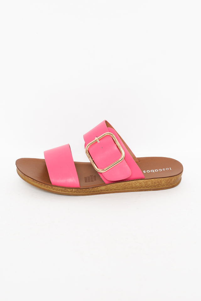 Doti Hot Pink Buckle Slide