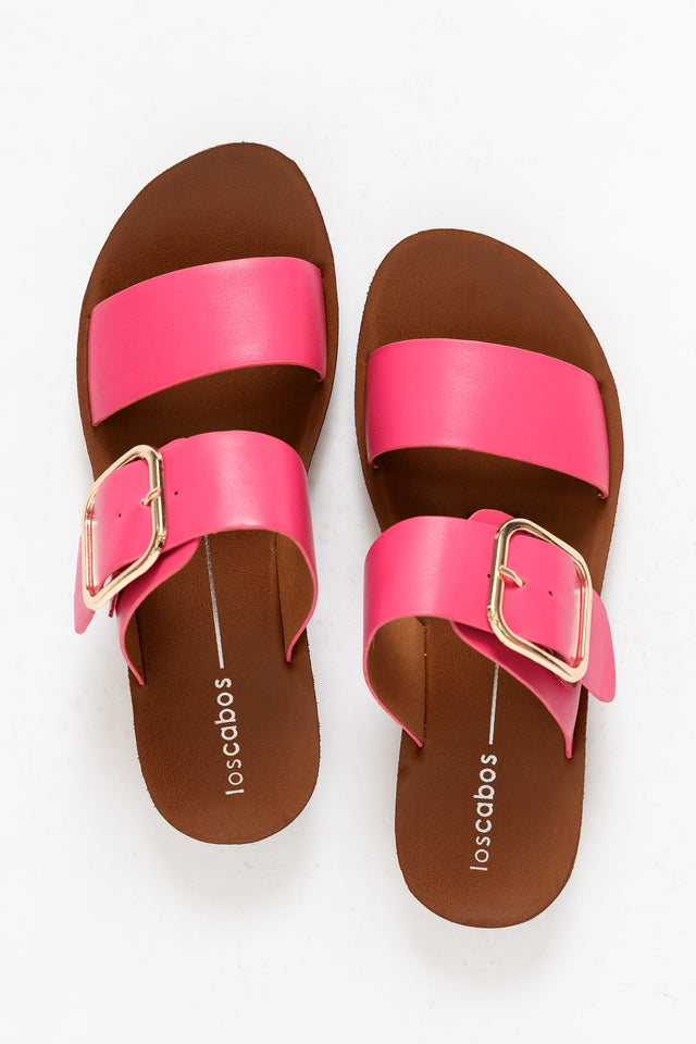 Doti Hot Pink Buckle Slide