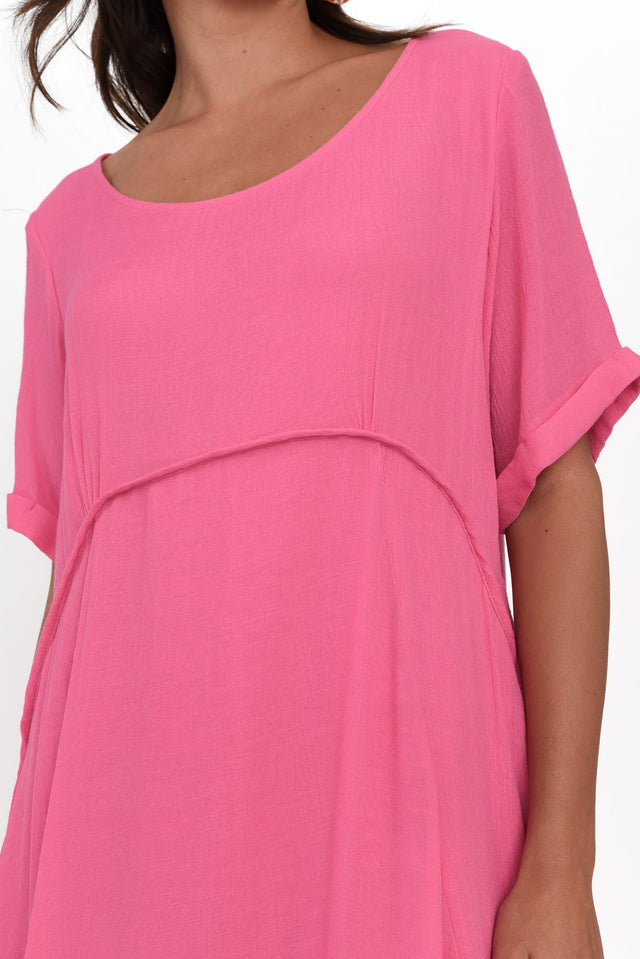 Everlyn Pink Crescent Dress