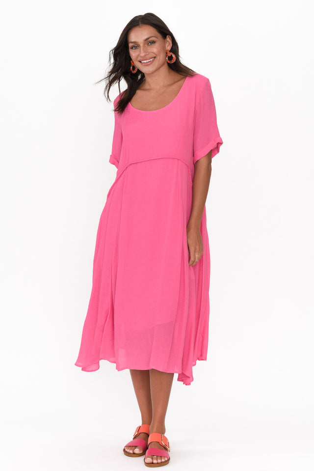 Everlyn Pink Crescent Dress