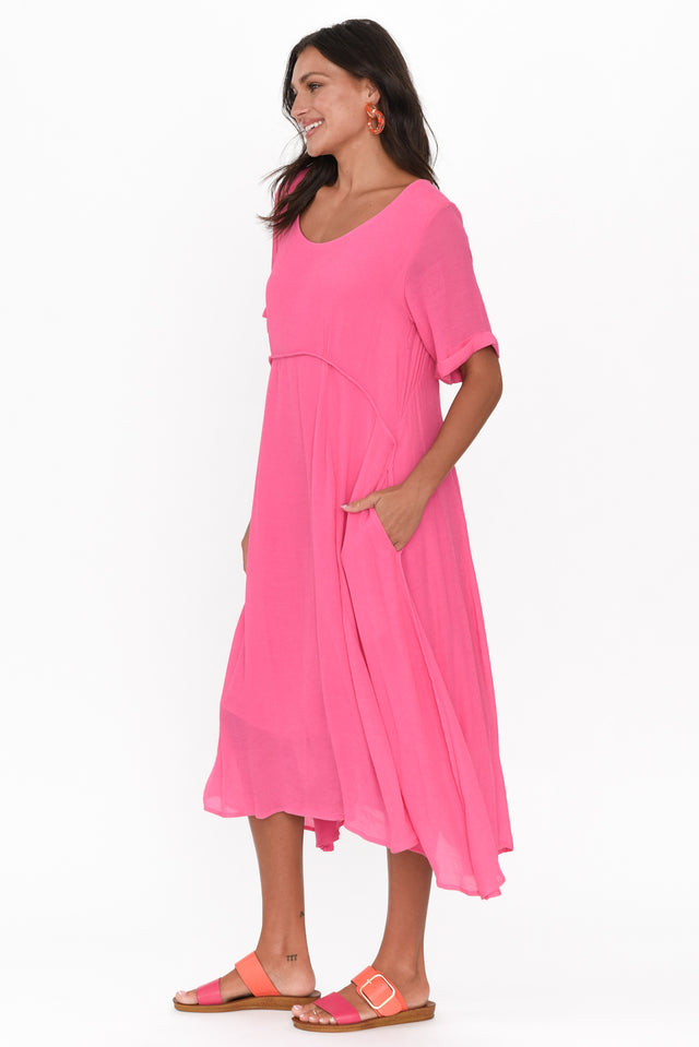 Everlyn Pink Crescent Dress