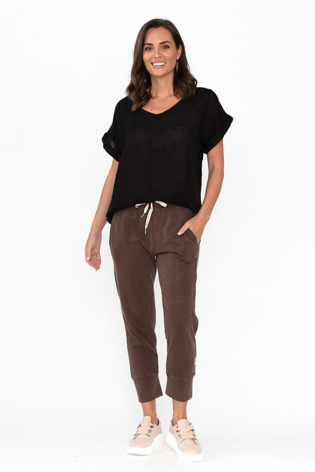 Fundamental Brunch Chocolate Cotton Pants