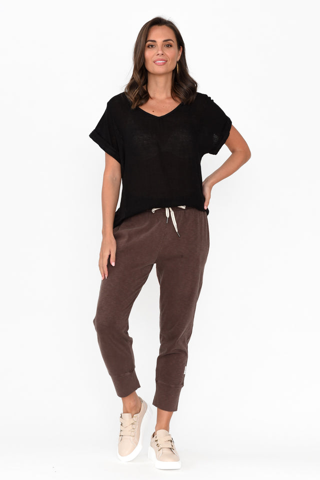 Fundamental Brunch Chocolate Cotton Pants