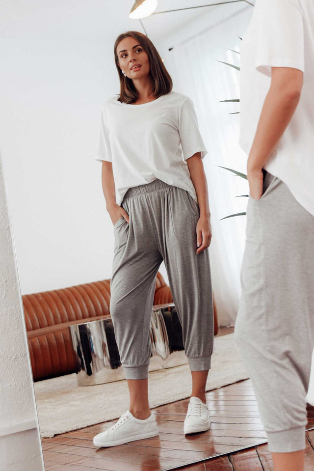 Grey Marle Tokyo Slouch Pants