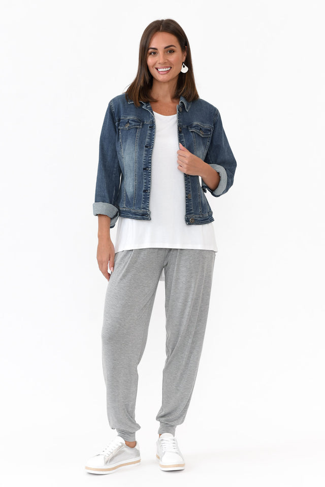 Grey Marle Weekend Pants