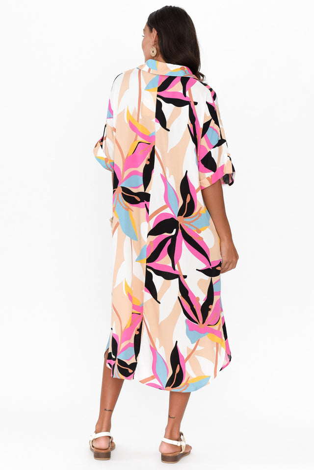 Kazi Natural Tropical Shirt Dress