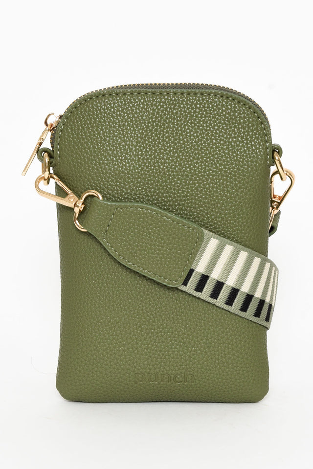 Leola Khaki Walker Crossbody Bag