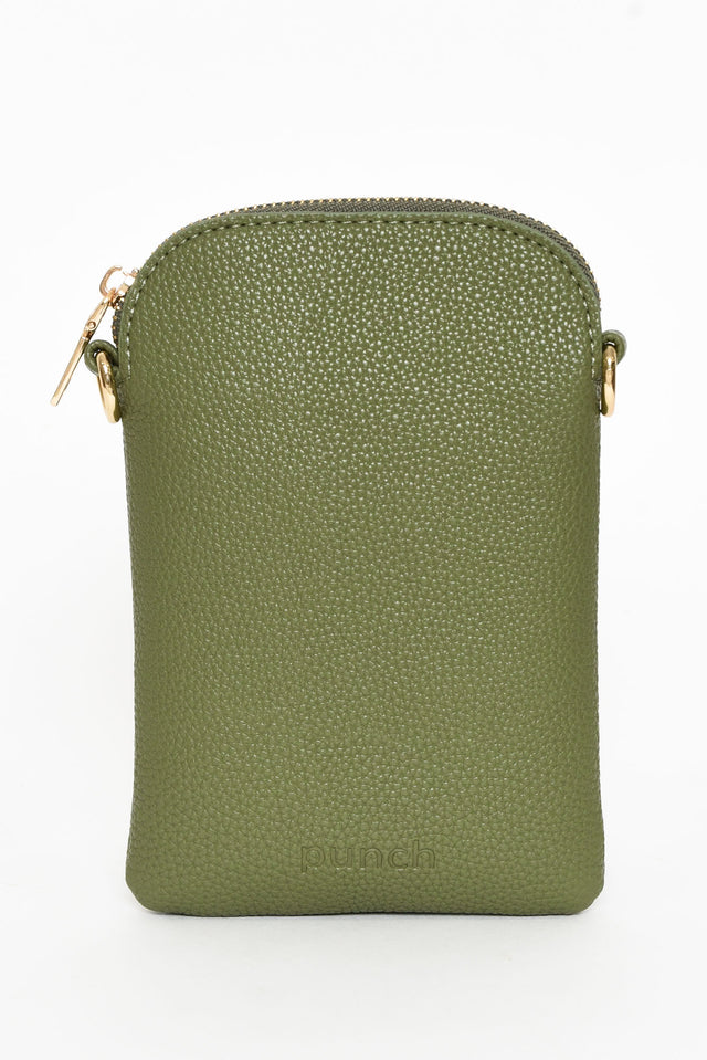 Leola Khaki Walker Crossbody Bag