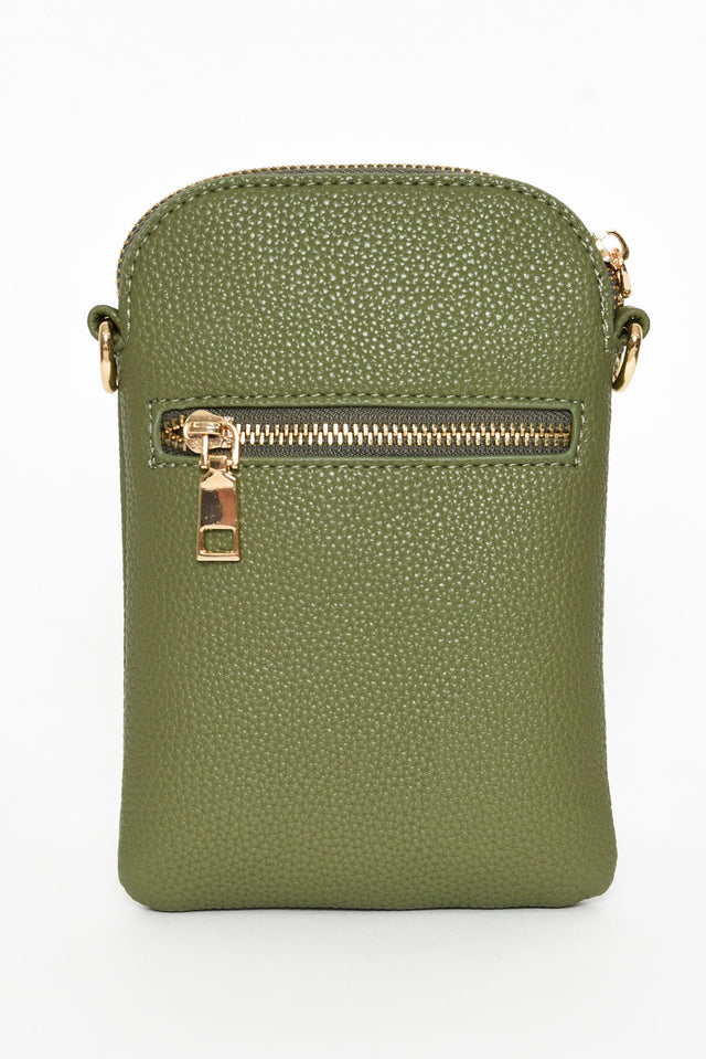 Leola Khaki Walker Crossbody Bag