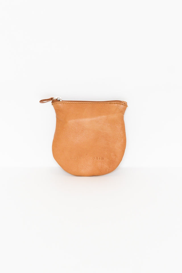 Lily Tan Leather Coin Purse