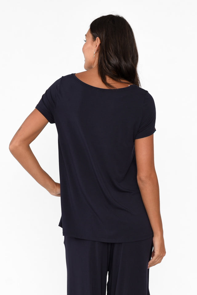 Navy Micro Modal Swing Tee