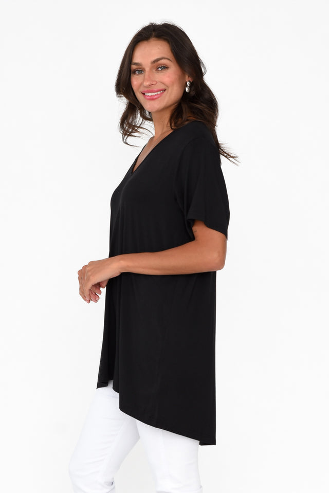 Novella Black Bamboo Top