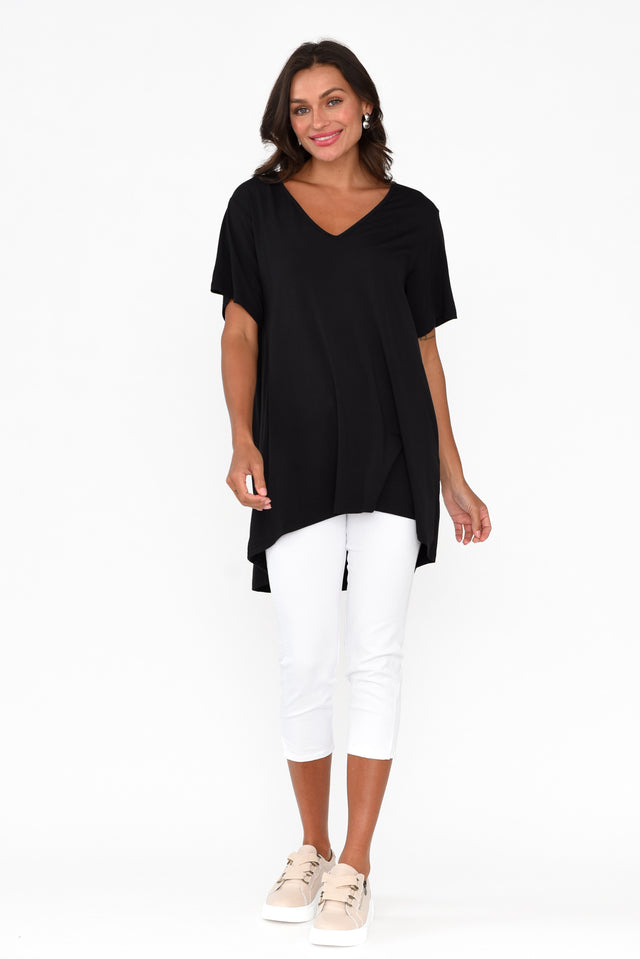 Novella Black Bamboo Top