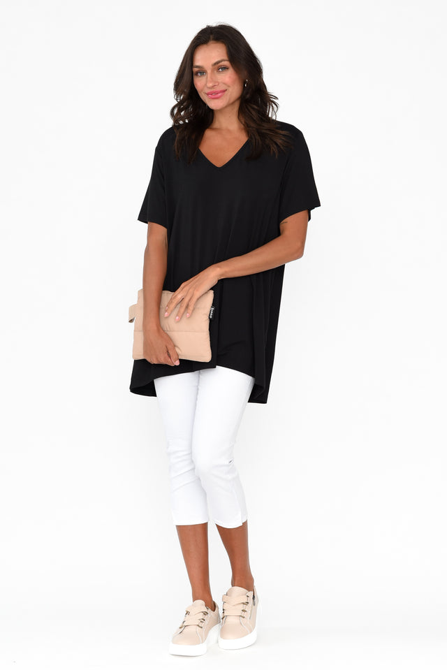 Novella Black Bamboo Top