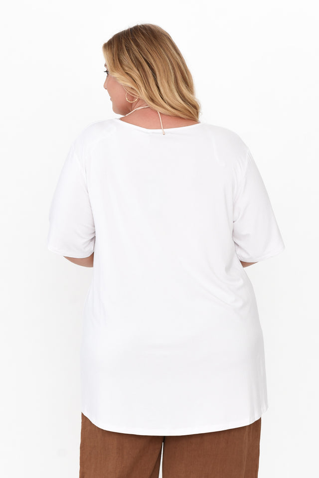 Novella White Bamboo Top