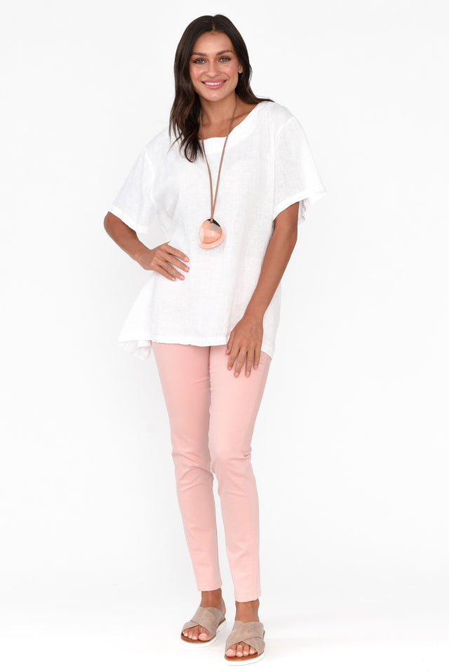 Reed Pink Stretch Cotton Pants