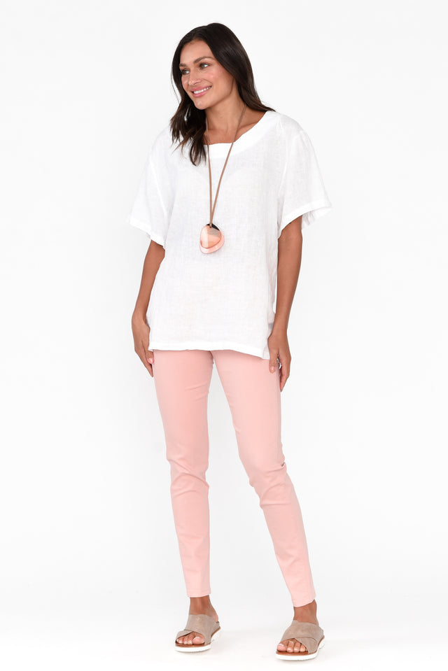 Reed Pink Stretch Cotton Pants